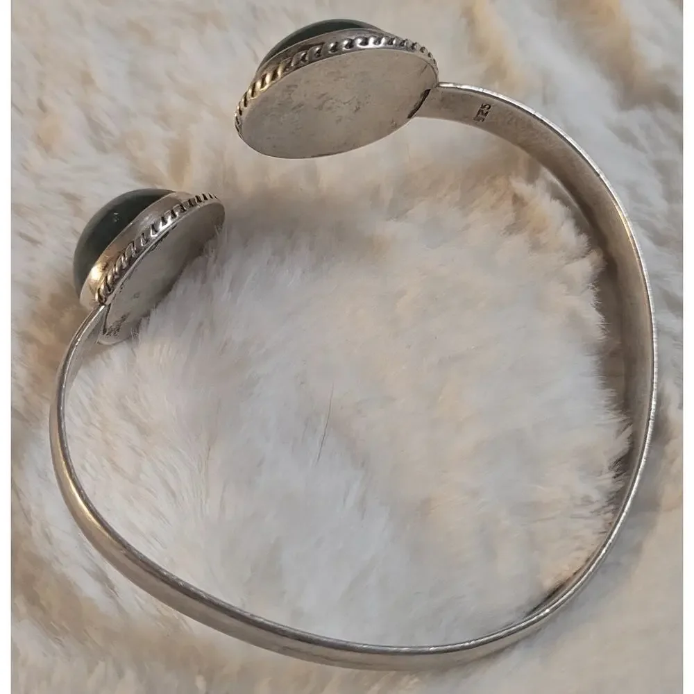 Marked .925 Sterling Silver Cuff Bracelet